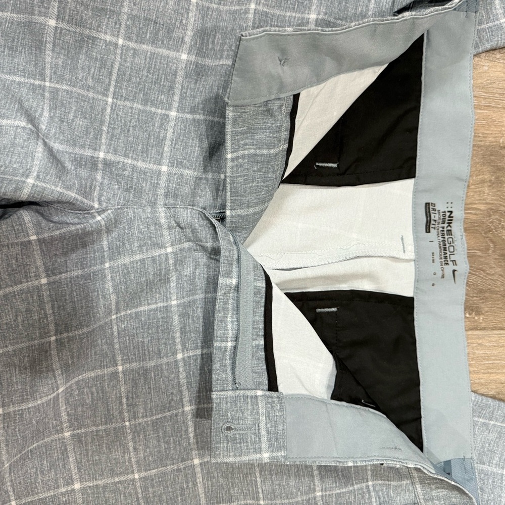 Nike Gray Checkered Men's Dress Pants